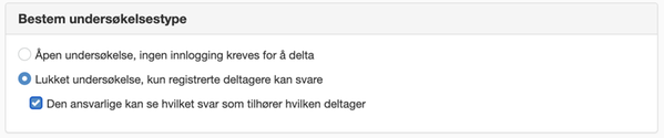 Lukket undersøkelse