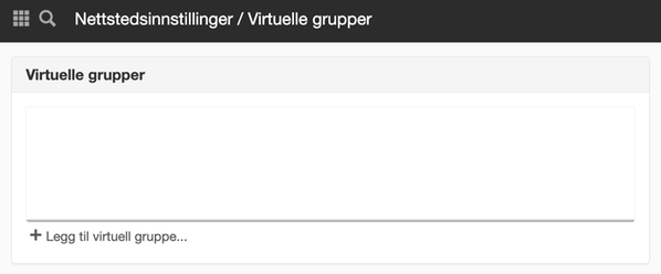 Legg til virtuell gruppe