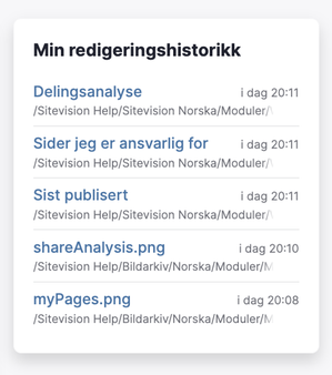 Exempel min-redigeringshistorikk
