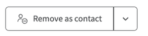 Remove as contact
