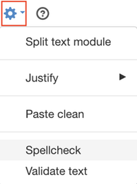 Spellcheck