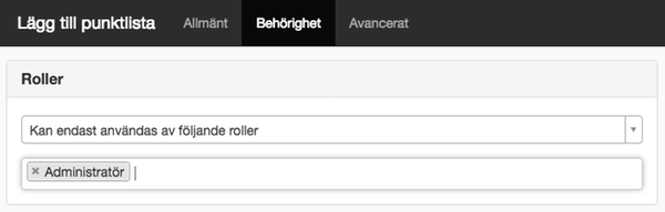 Behörigheter