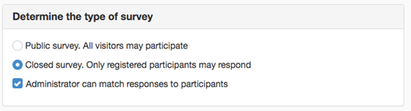 Type of survey