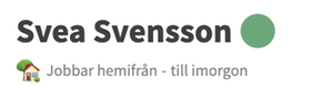 Jobbar hemifrån
