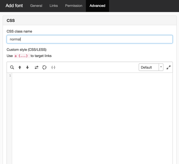 Add font - Advanced