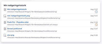 Stor redigeringshistorik