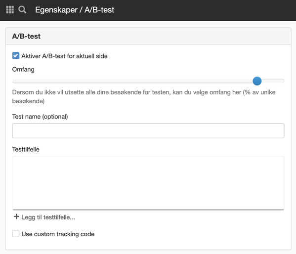 Panelet A/B-test
