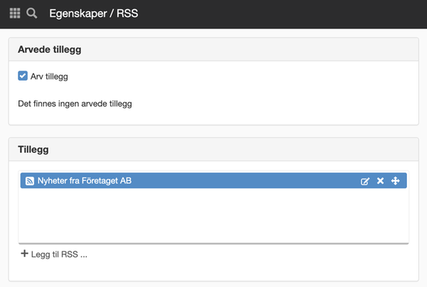 Panelet RSS