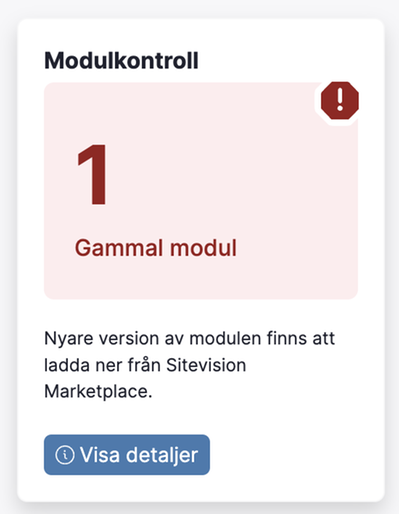 Modulkontroll