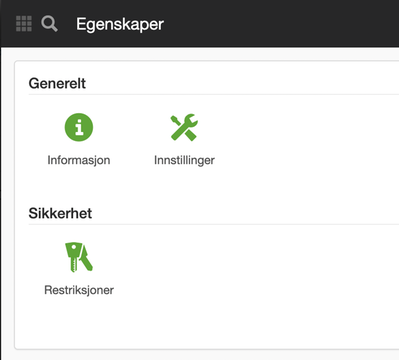 egenskaper Data storage